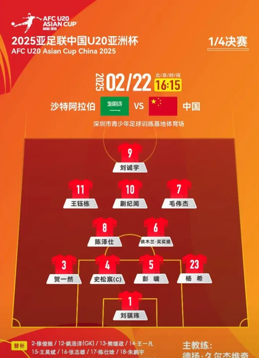 立足赛场，中国足球队晋级全国顶级